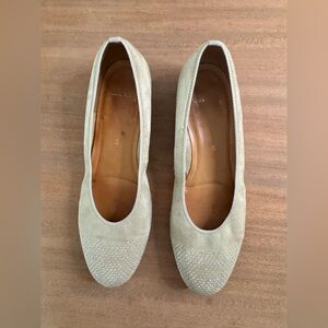 Women’s Ara Beck Ballet Flat Sequins Suede Cushioned Footbed Slip-on Heel